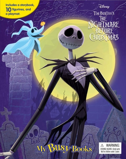 The Nightmare Before Christmas: My Busy Books - With Storybook, 10 Figurines and a Playmat