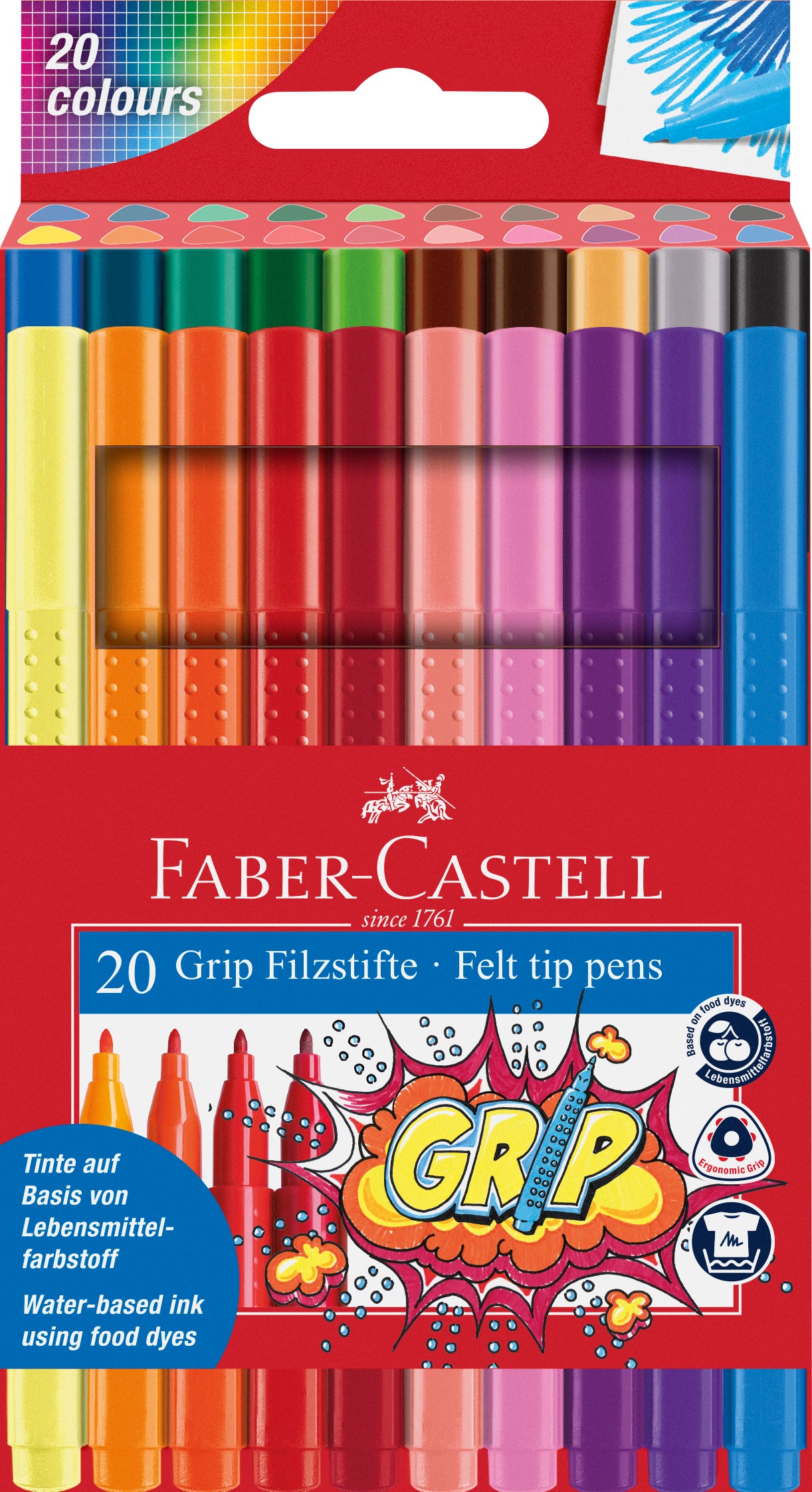 Tusj Faber Grip 20 Pk