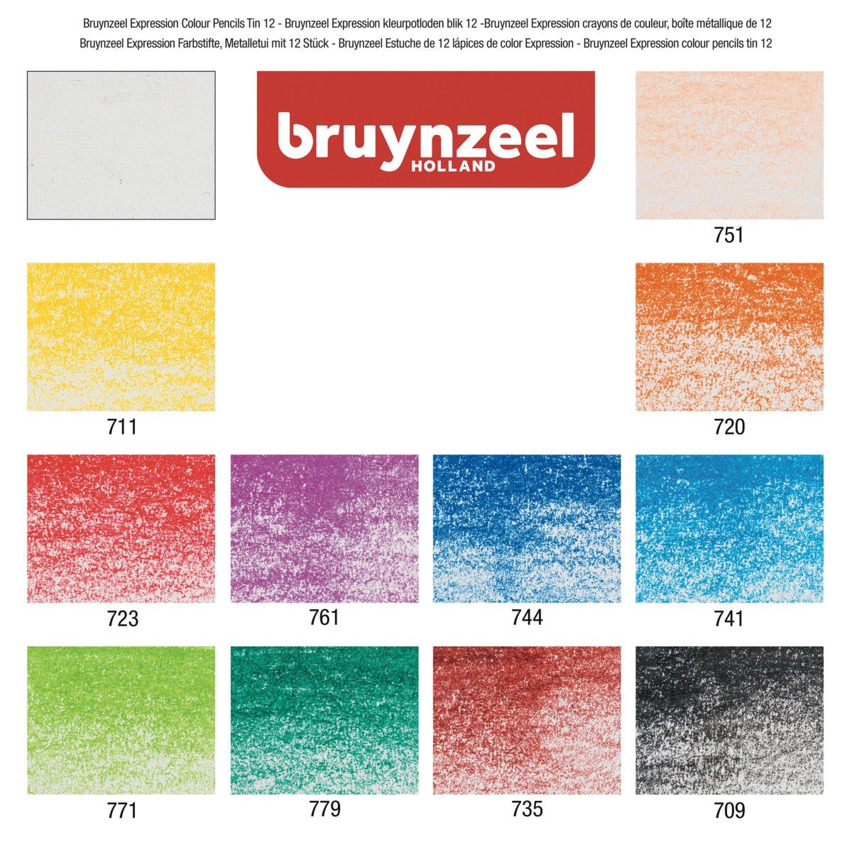Fargeblyant Bruynzeel Sett 12Stk
