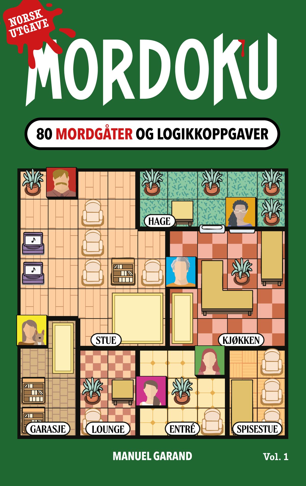 Mordoku - 80 mordgåter og logikkoppgaver