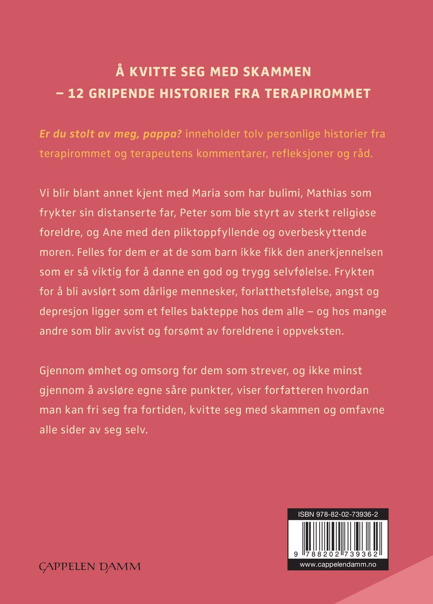 Er du stolt av meg, pappa?