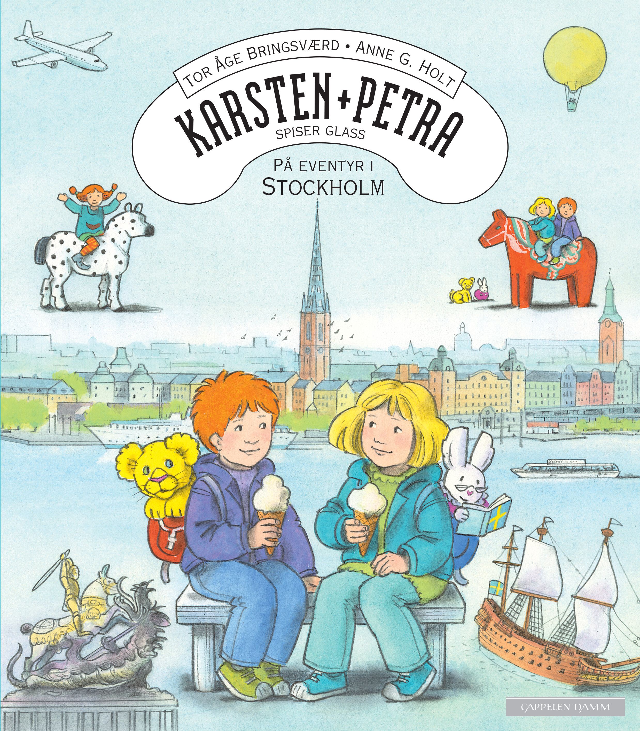 Karsten og Petra spiser glass! - på eventyr i Stockholm