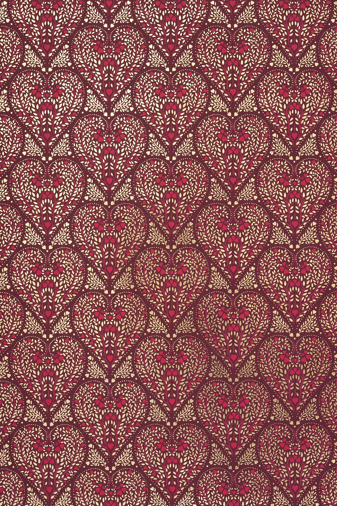 Gavepapir 4m Filigree Hearts