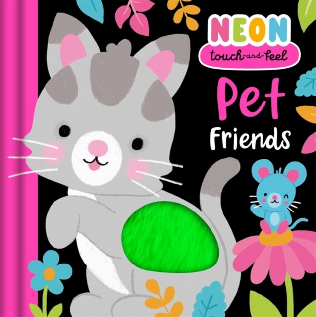 Neon Touch-and-Feel: Pet Friends - Explore vibrant-coloured textures with your animal pals , Perfect for ages 2, 3, 4