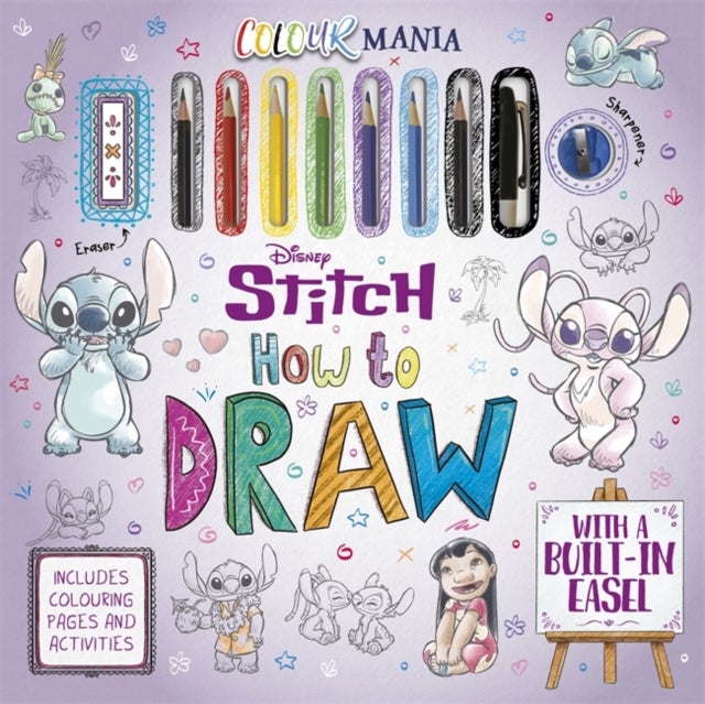Disney Stitch: How to Draw - Art activity pack with built-in easel, tools and step-by-step drawing guide