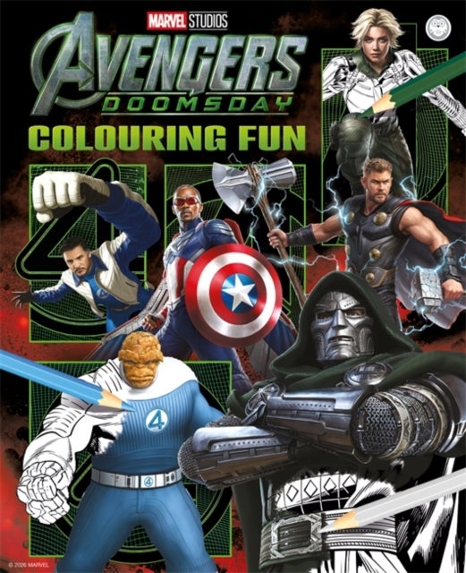 Marvel Avengers Doomsday: Colouring Fun - A Heroic Colouring Adventure