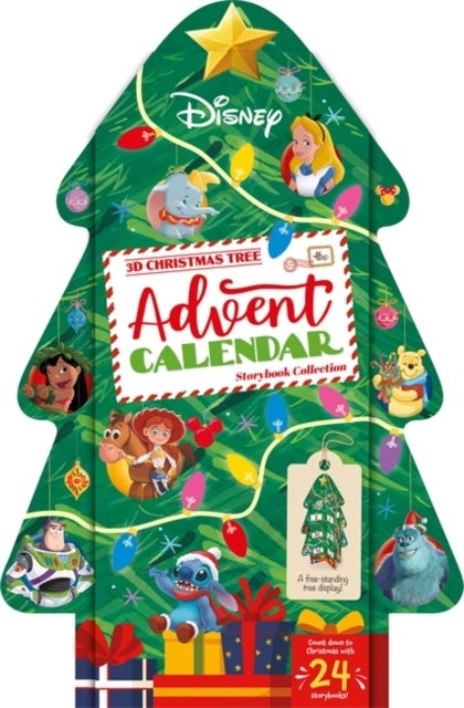 Disney: 3D Christmas Tree Advent Calendar Storybook Collection - Countdown to Christmas with classic Disney tales