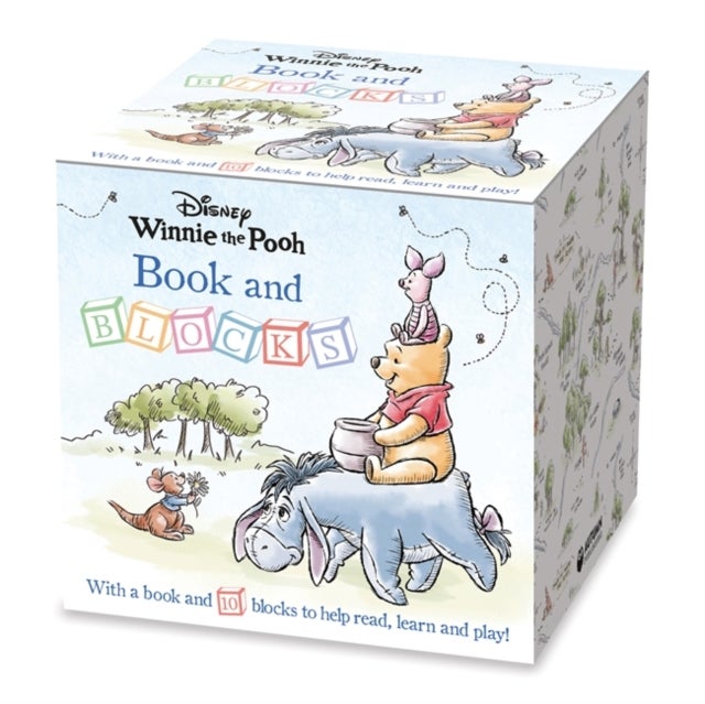 Disney Winnie the Pooh: Book & Blocks - Learn first numbers, shapes, colours and words!