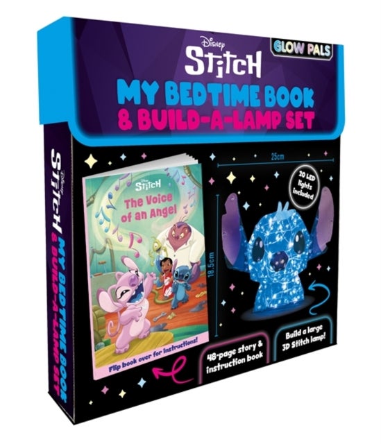 Disney Stitch: Glow Pals My Bedtime Book & Build-A-Lamp Set