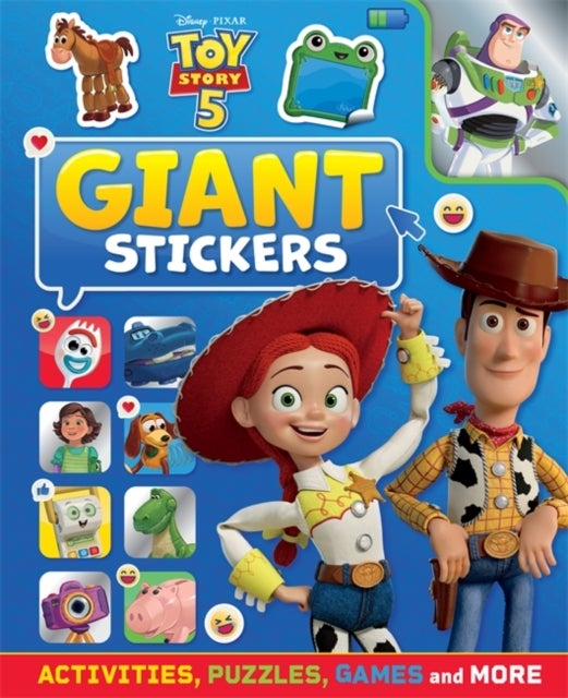 Disney Pixar Toy Story 5: Giant Stickers - Activity book packed with puzzles, games, stickers and more!