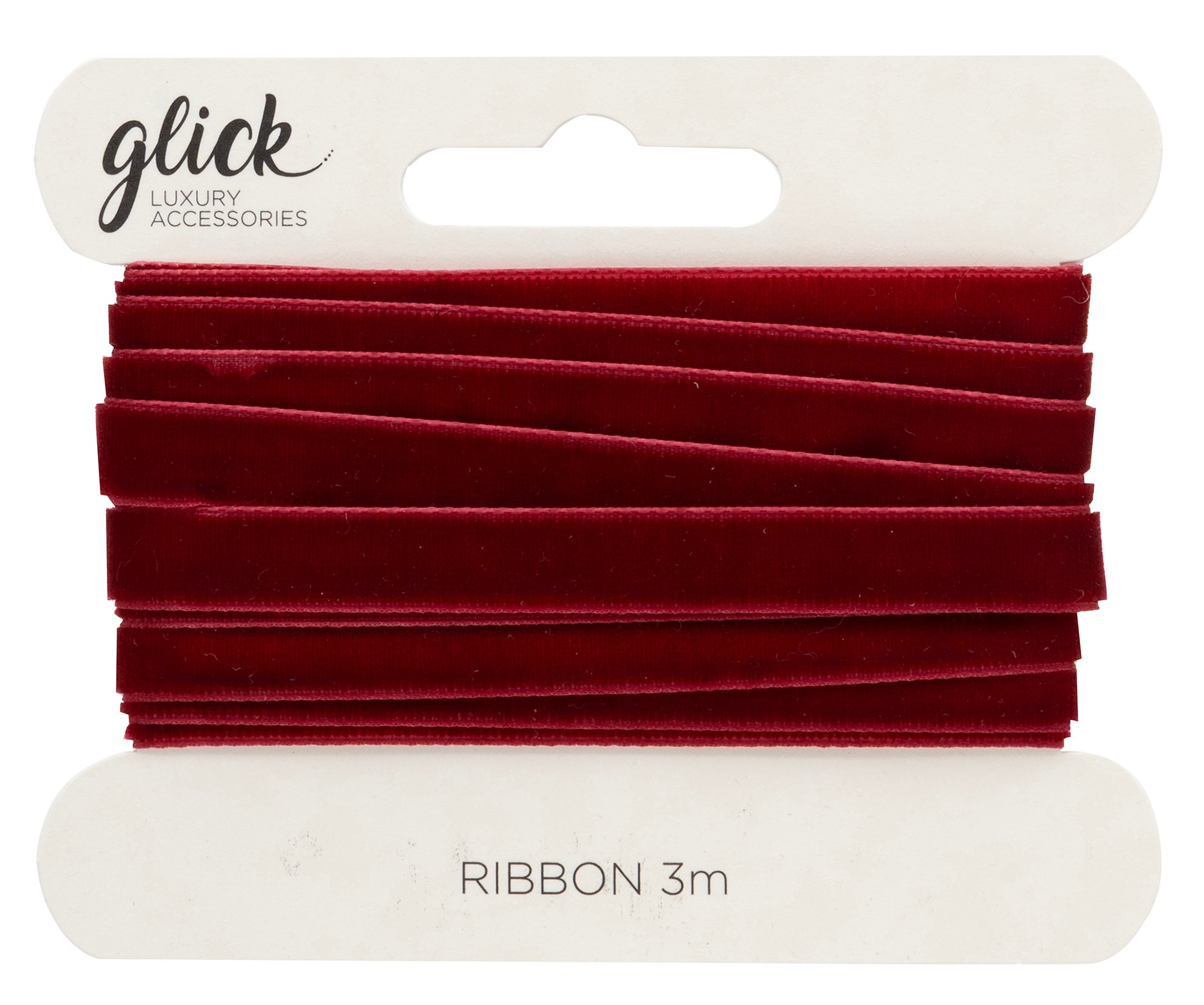 Gavebånd 3m Velvet Rød