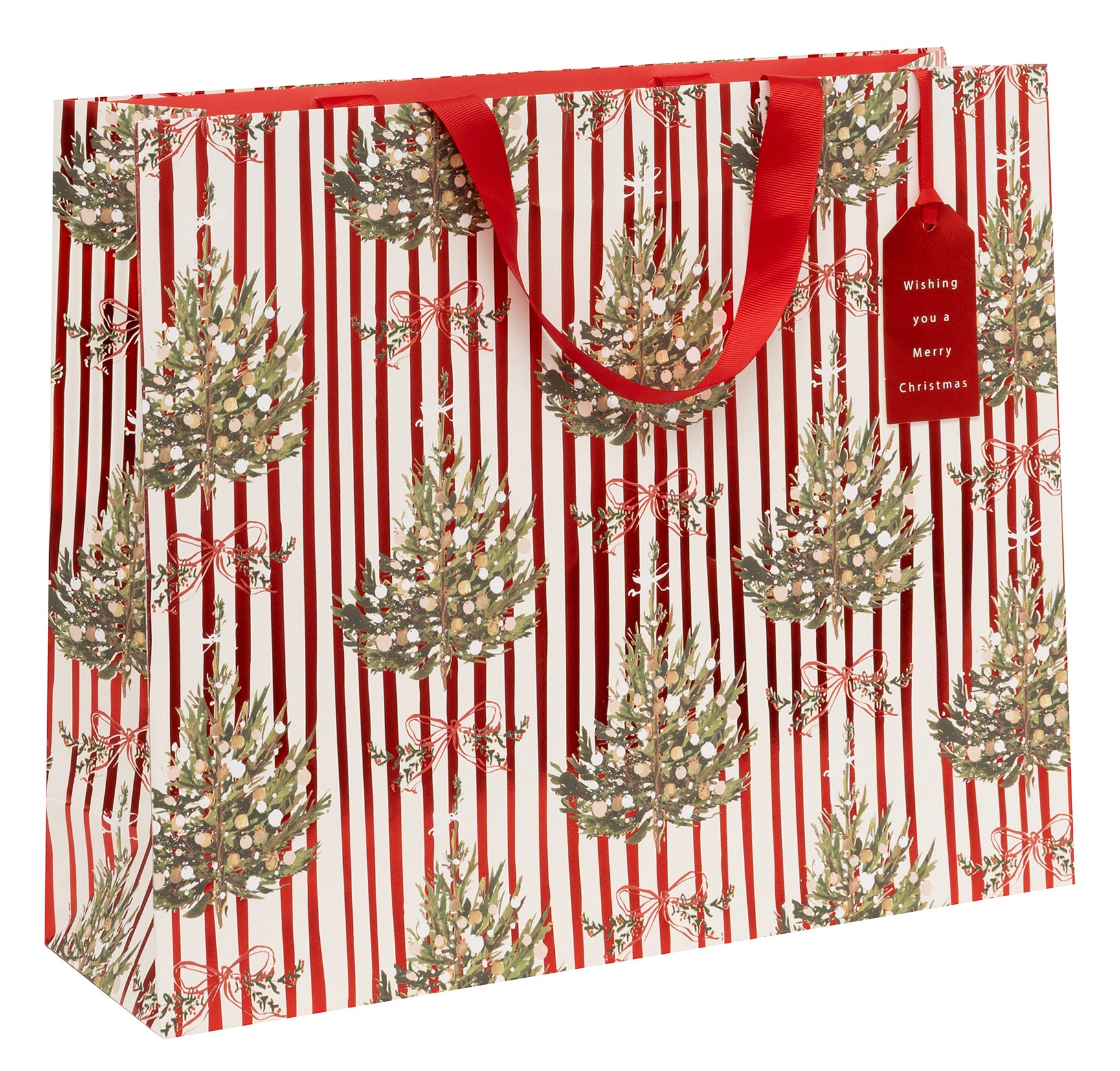 Gavepose Striped Spruce Ls Shopper