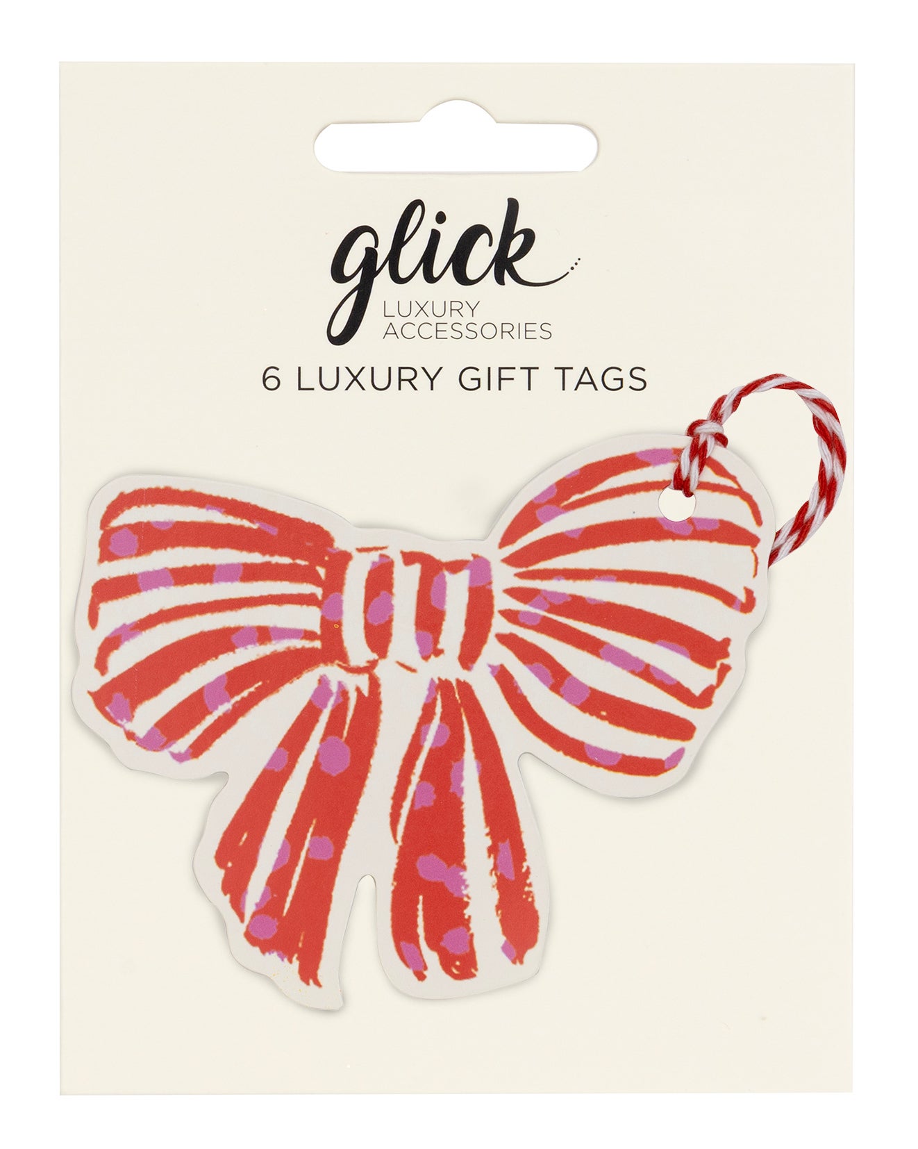 Gavemerkelapper Winter Weave Rosett 6pk