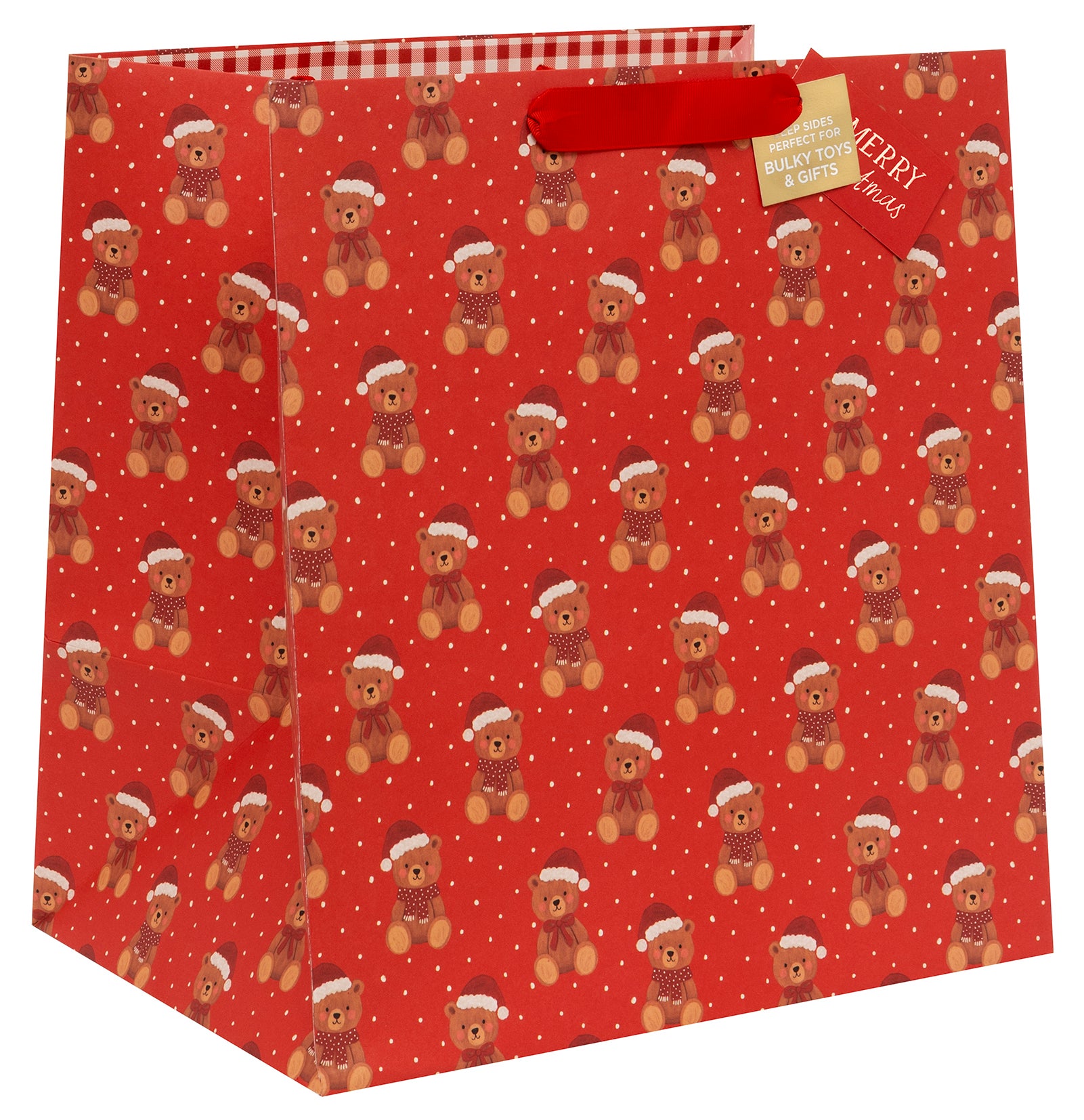 Gavepose Beary Merry Christmas Shopper Deep