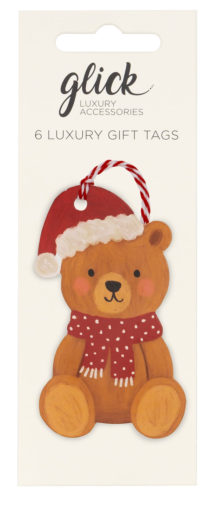 Gavemerkelapper Bear 6pk