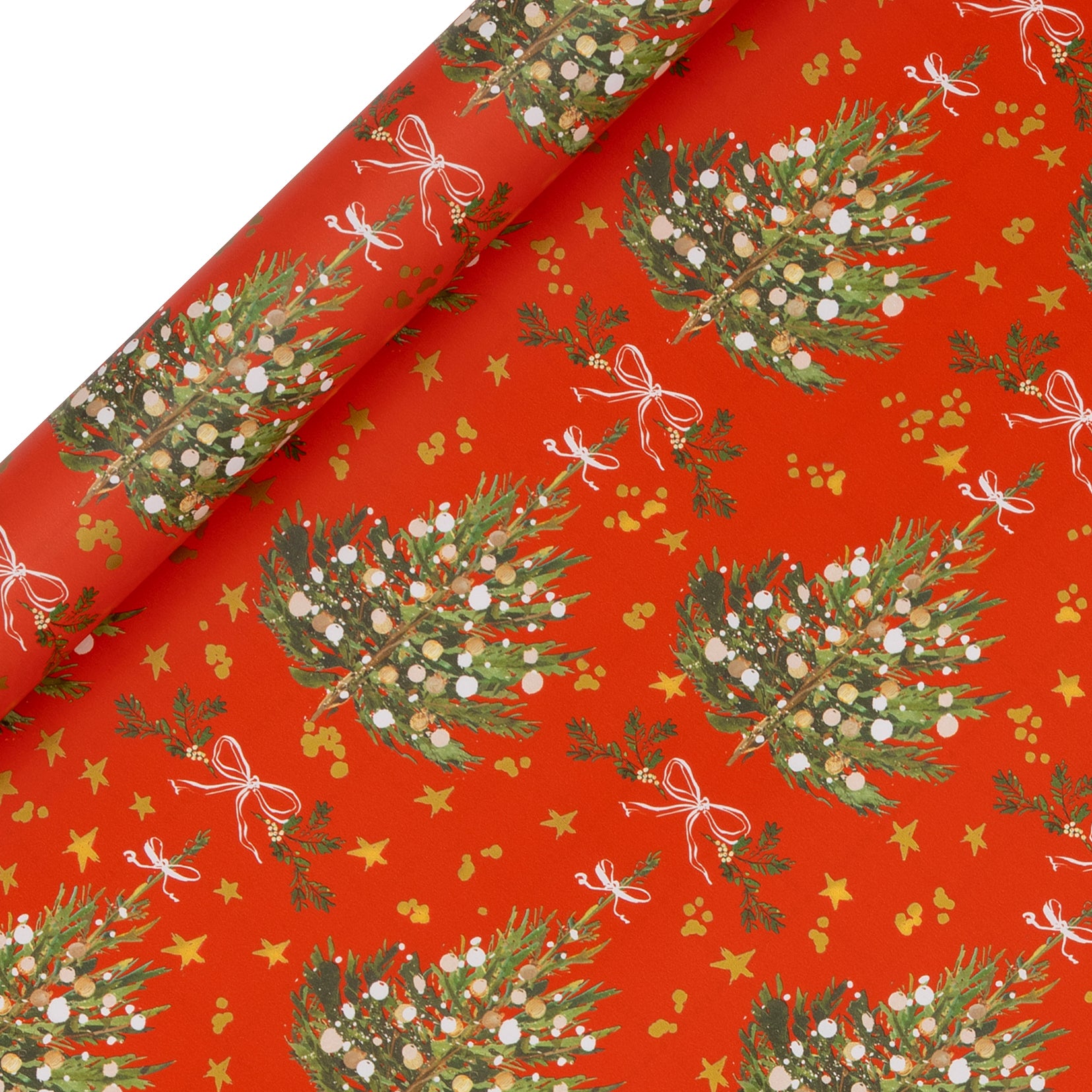 Gavepapir 4m Spruce Red