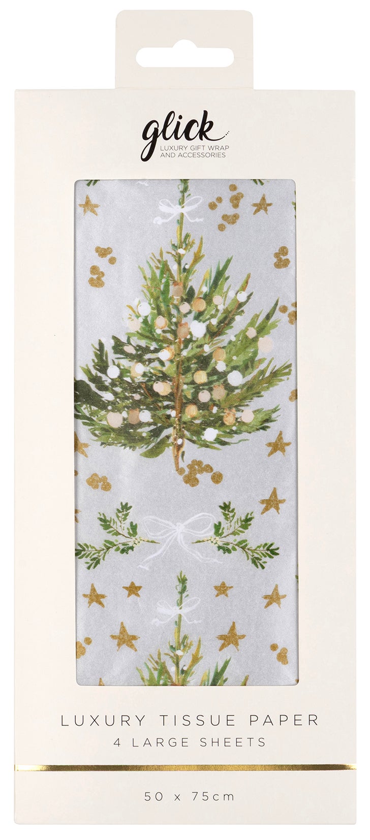Silkepapir Spruce Silver