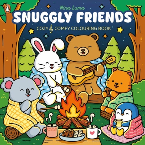 Snuggly Friends - A Cozy & Comfy Colouring book