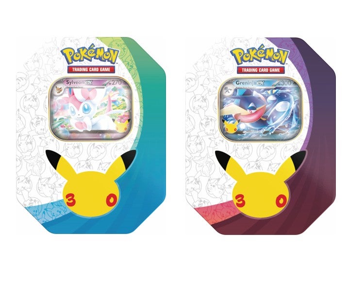 Pokemon 30th Celebration Tin ex