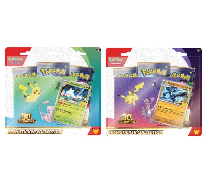 Pokemon 30th Celebration Tech Sticker Collection
