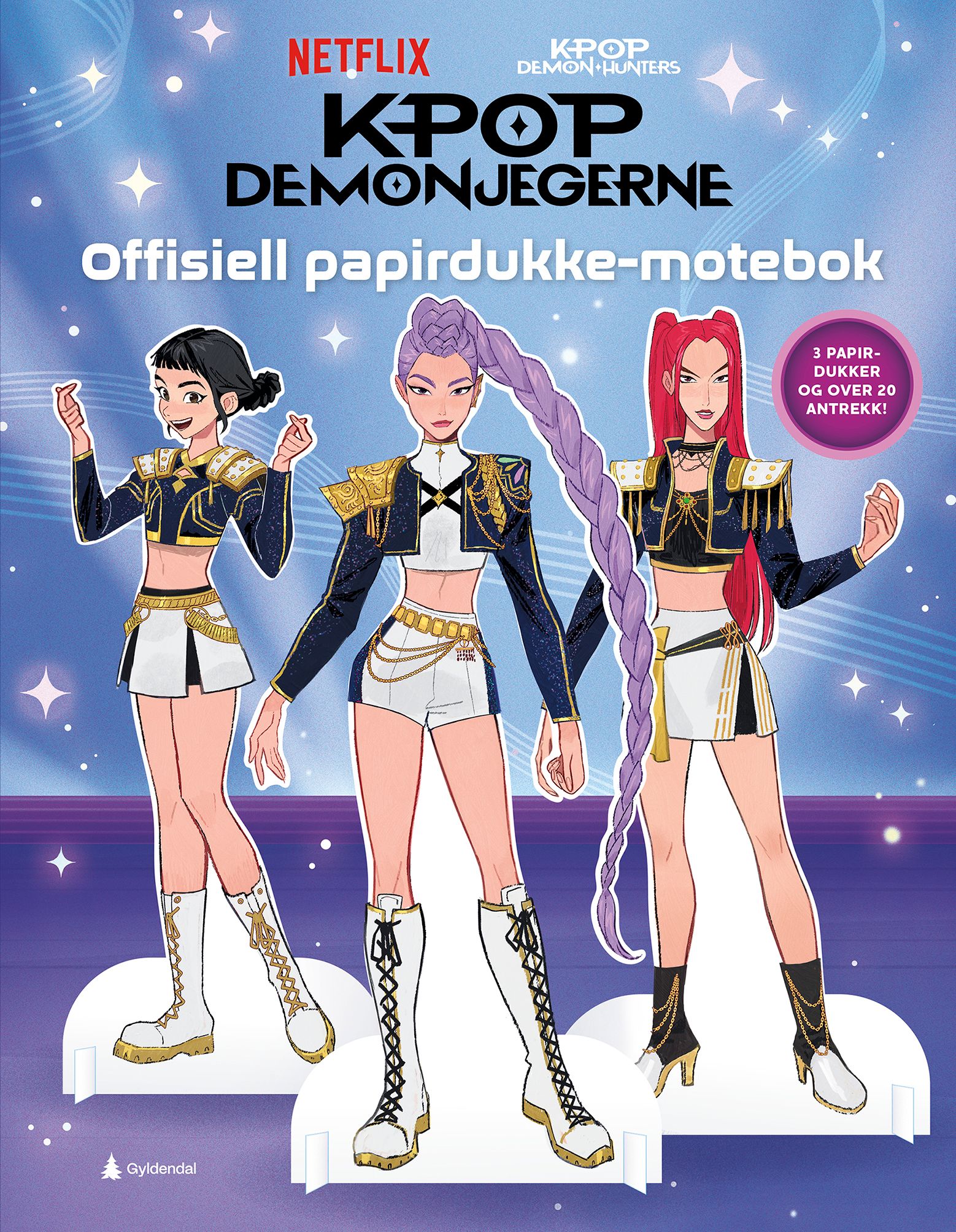 KPop Demonjegerne offisiell papirdukke-motebok