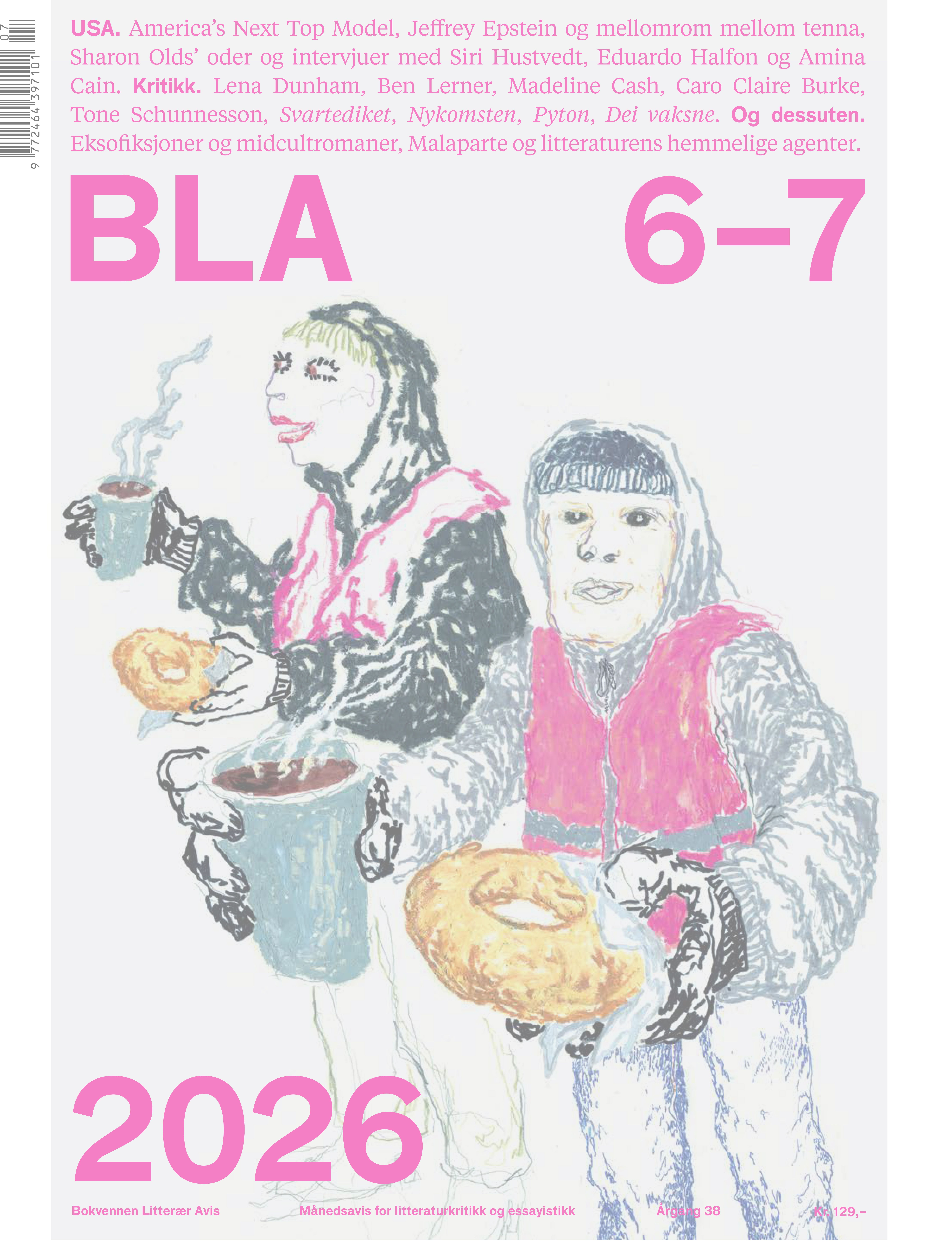 BLA - Bokvennen litterær avis. Nr. 6/7 2026