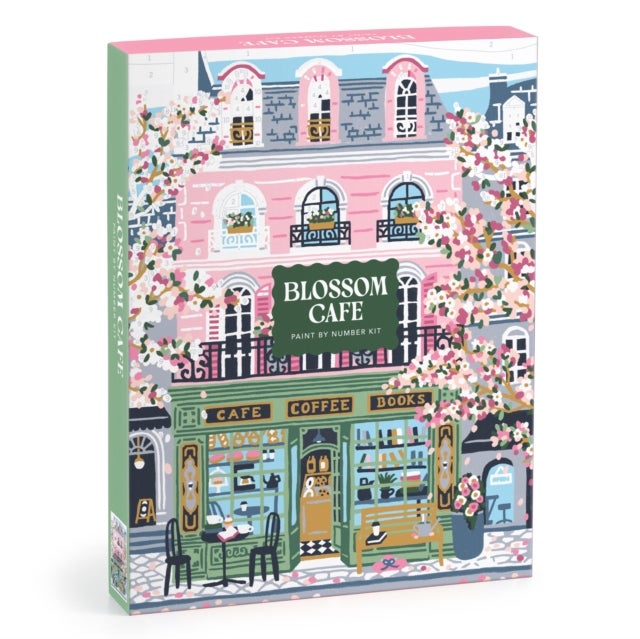 Blossom Cafe 9 x 12 Paint by Number Kit av Galison