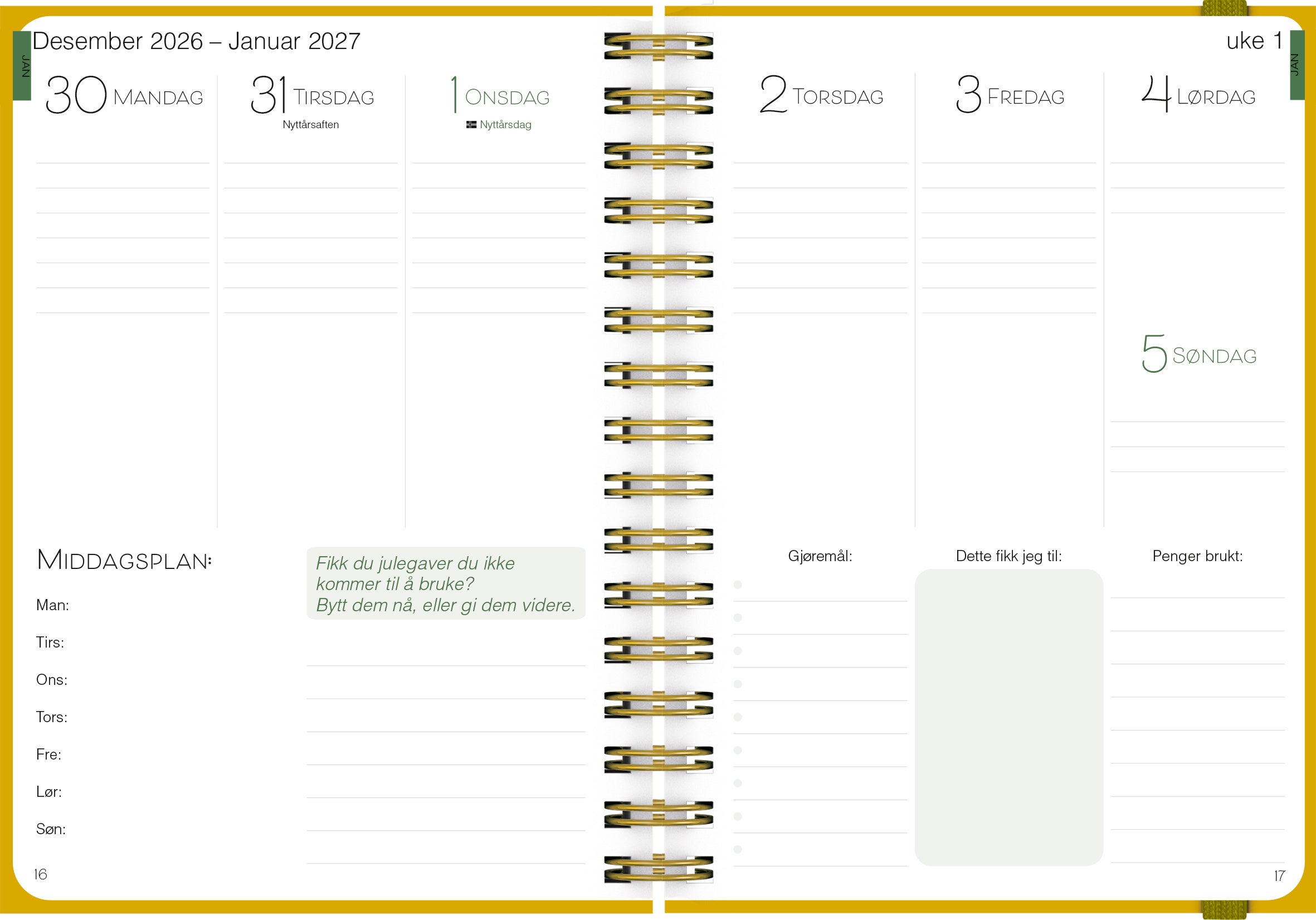 Kalender 2027 7.Sans Pengesnakk planlegger