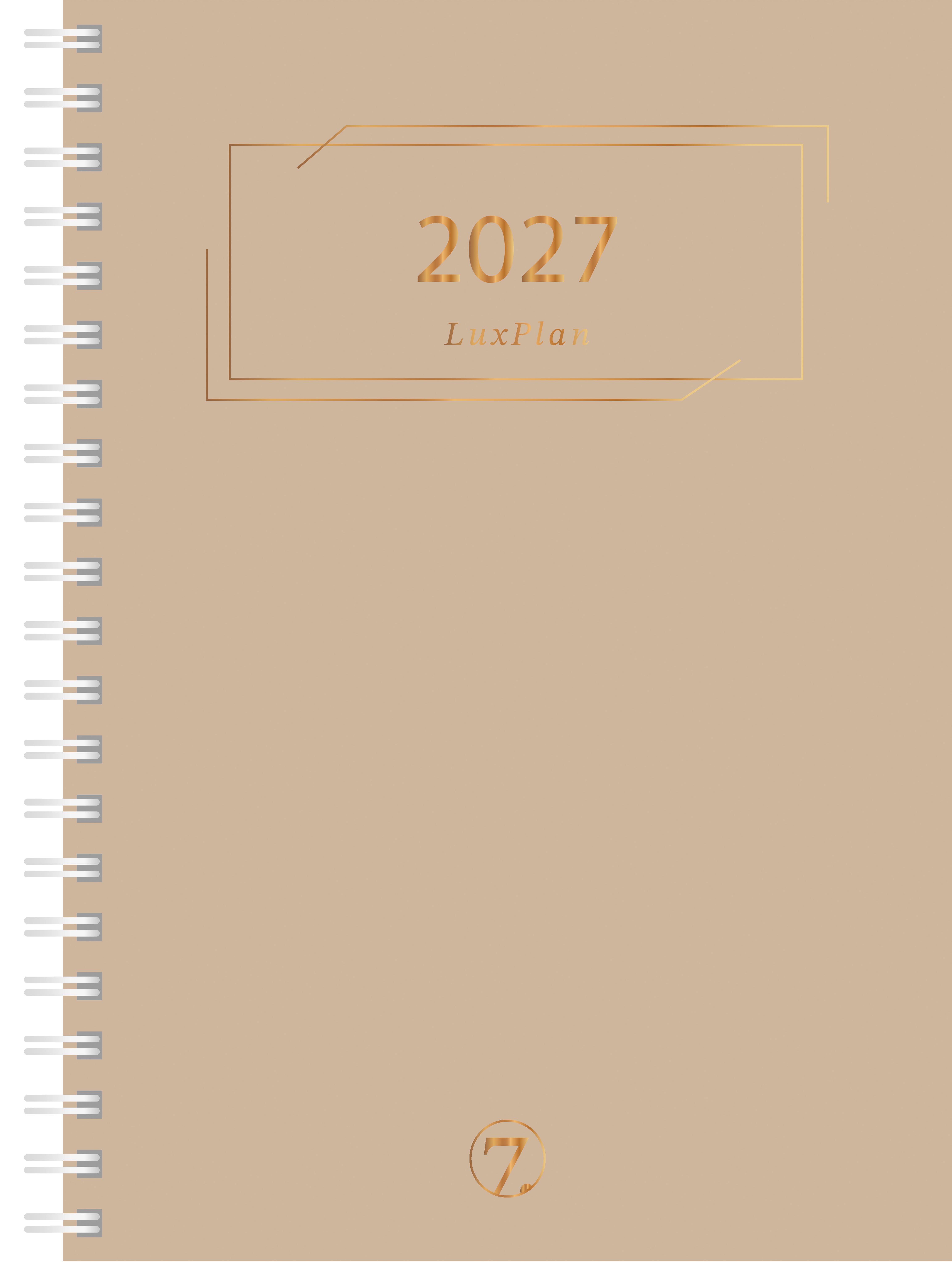 Kalender 2027 7.Sans Luxplan A5 Sp Tek