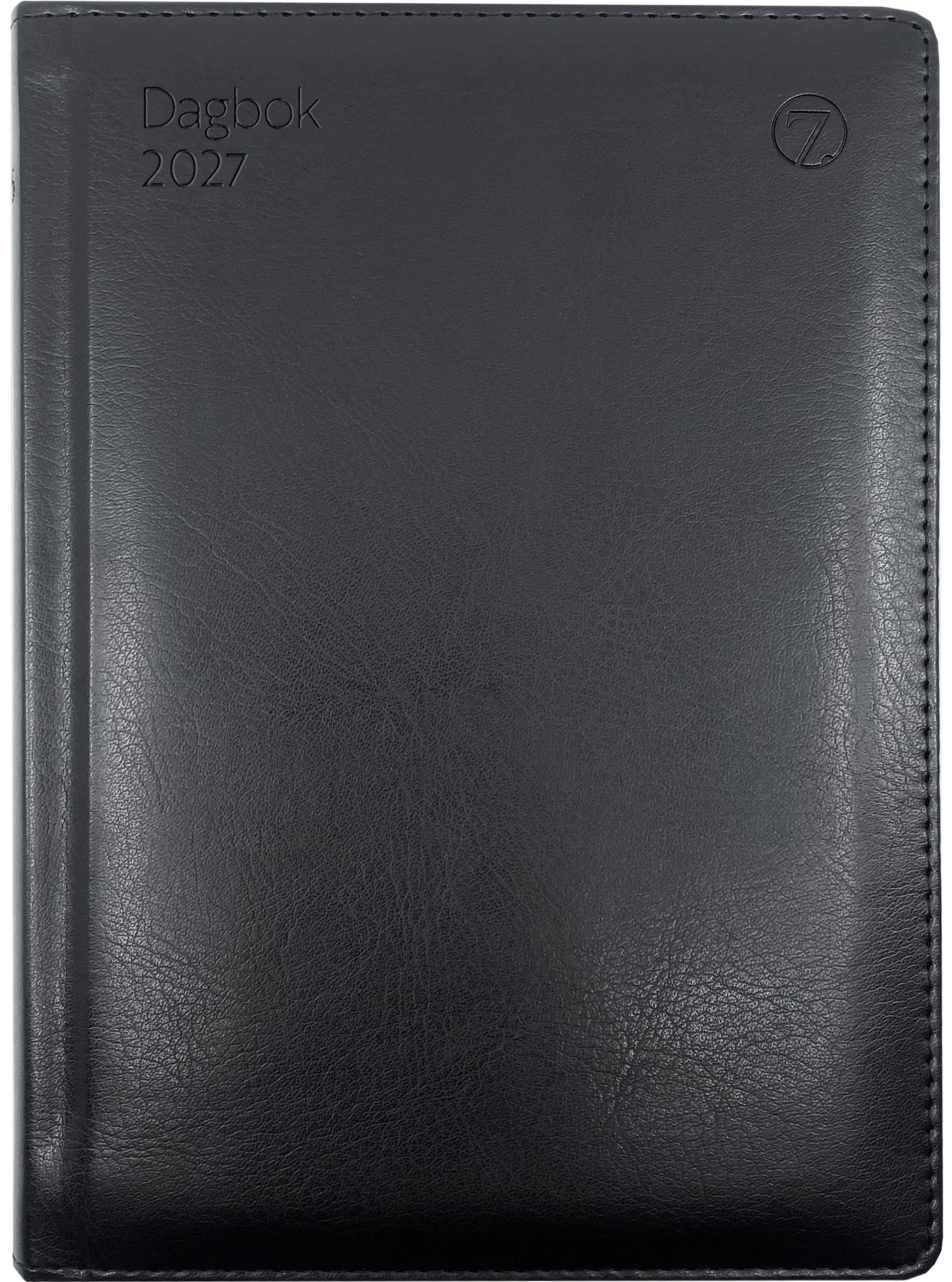 Kalender 2027 7.Sans Dagbok A5 Ib Im Sort