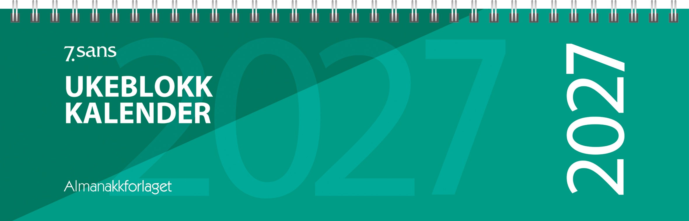 Kalender 2027 7.Sans Ukeblokk-Kalender Sp