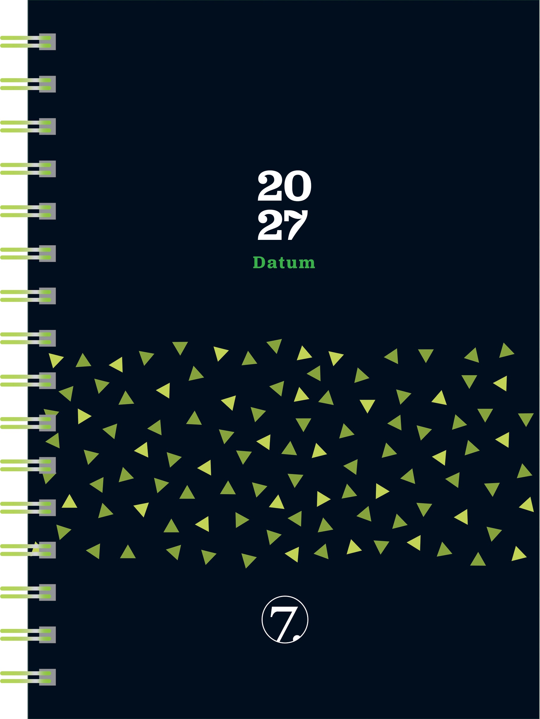 Kalender 2027 7.Sans Datum A5 Sp Pp
