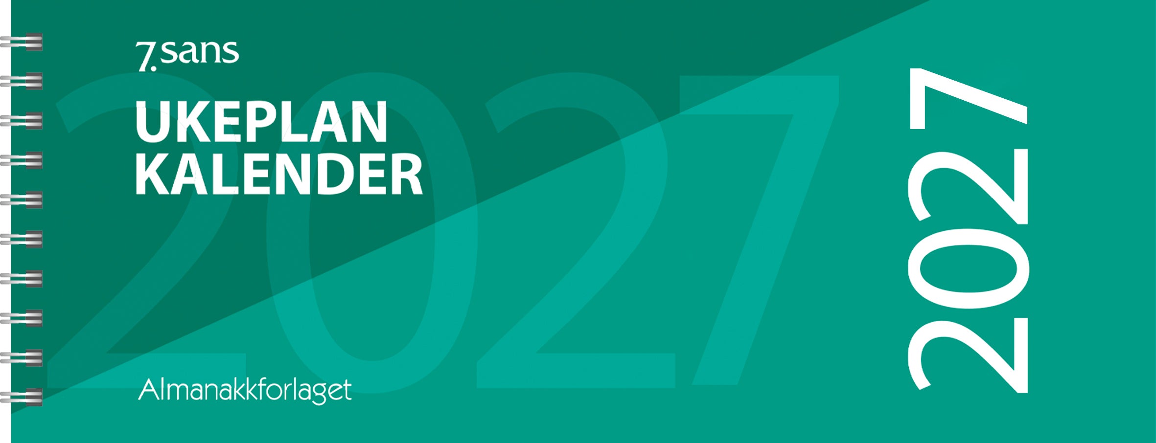 Kalender 2027 7.Sans Ukeplankalender Sp