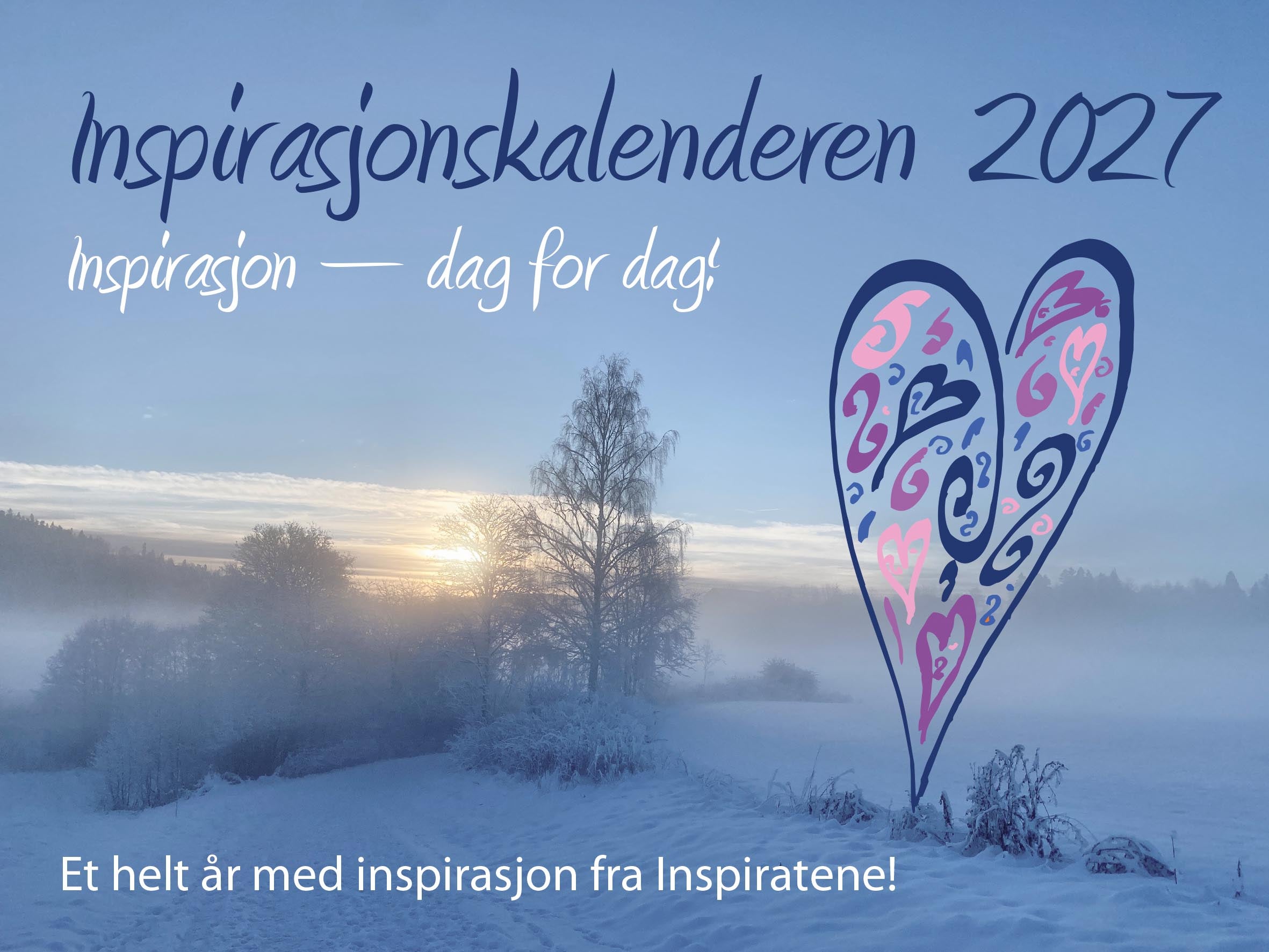 Kalender 2027 7.Sans Inspirasjonskalenderen, Bordkalender Limt