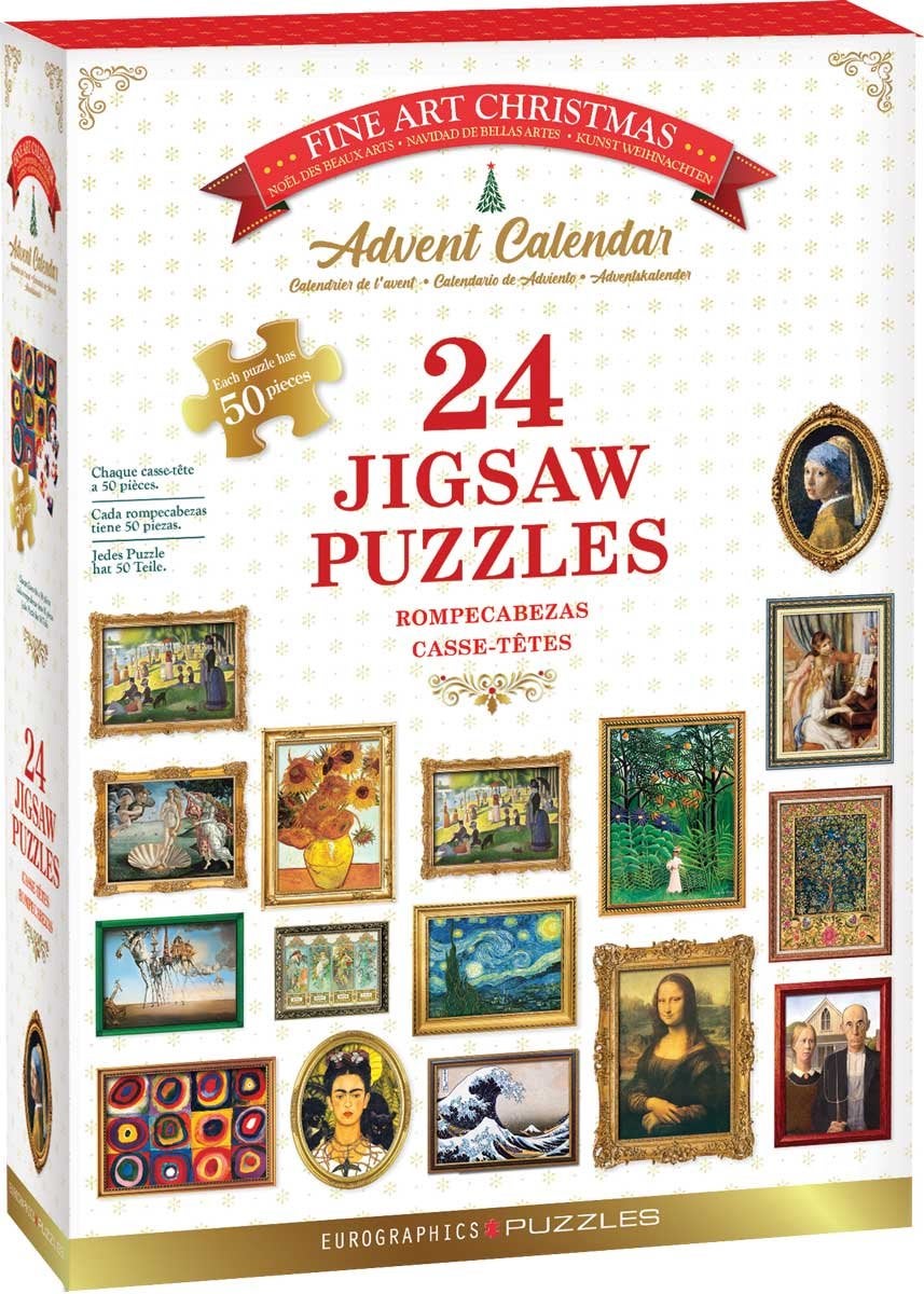 Puslespill 24x50 Adventskalender Masterp Eurographics