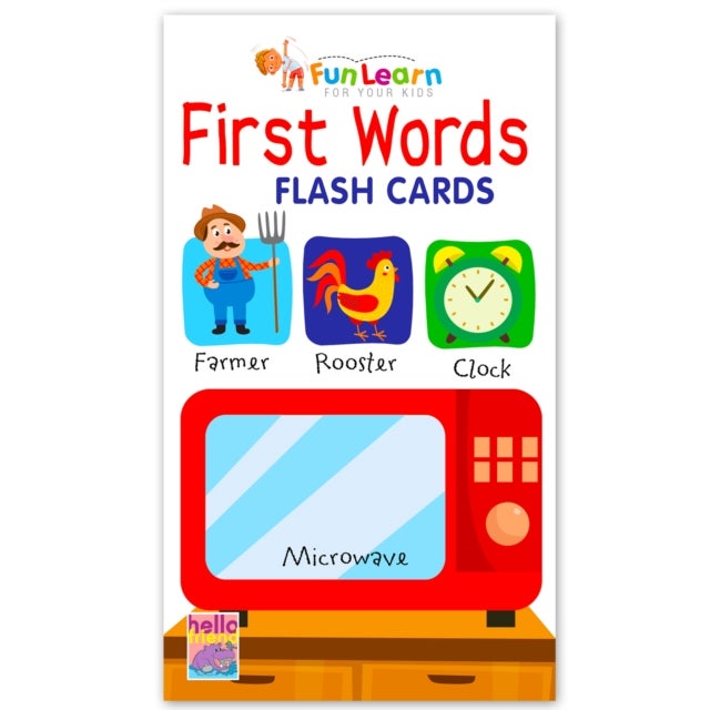 First Words 30 Flash Cards Box