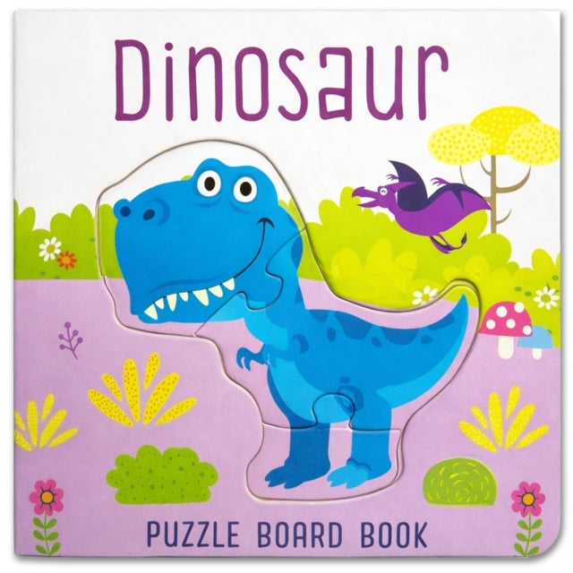 Dinosaur Puzzle Book: Board Book With Jigsaw Puzzles For Kids - Dinosaur Puzzle Board Book