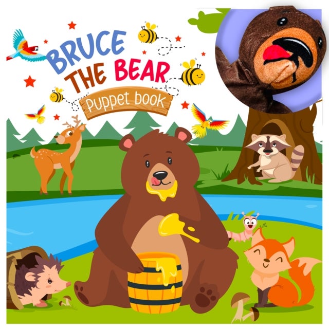 Finger Puppet Board Book: Bruce The Bear- Story Board Book With Finger Puppet For Children - Bruce The Bear - Puppet Book