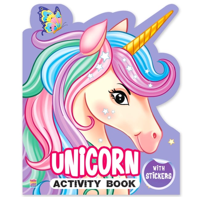 My First Unicorn Sticker Activity Book For Kids, Childern And Toddlers - Fun Activity With Coloring - Ages 3+ Years - Die Cut Unicorn Activity Book
