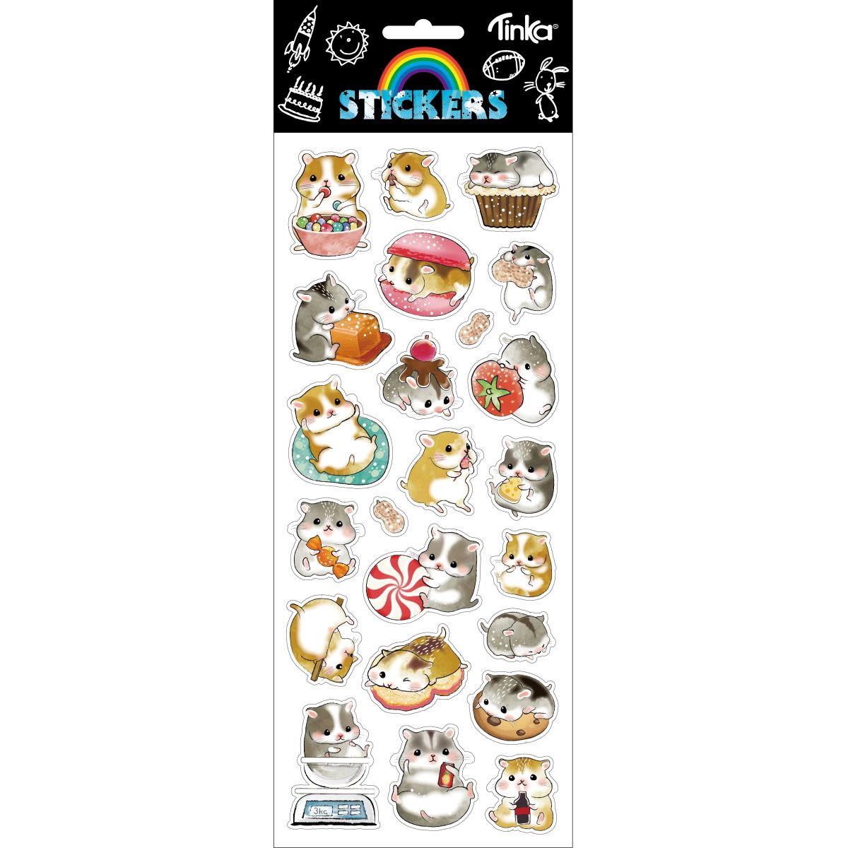 Stickers hamster Tinka