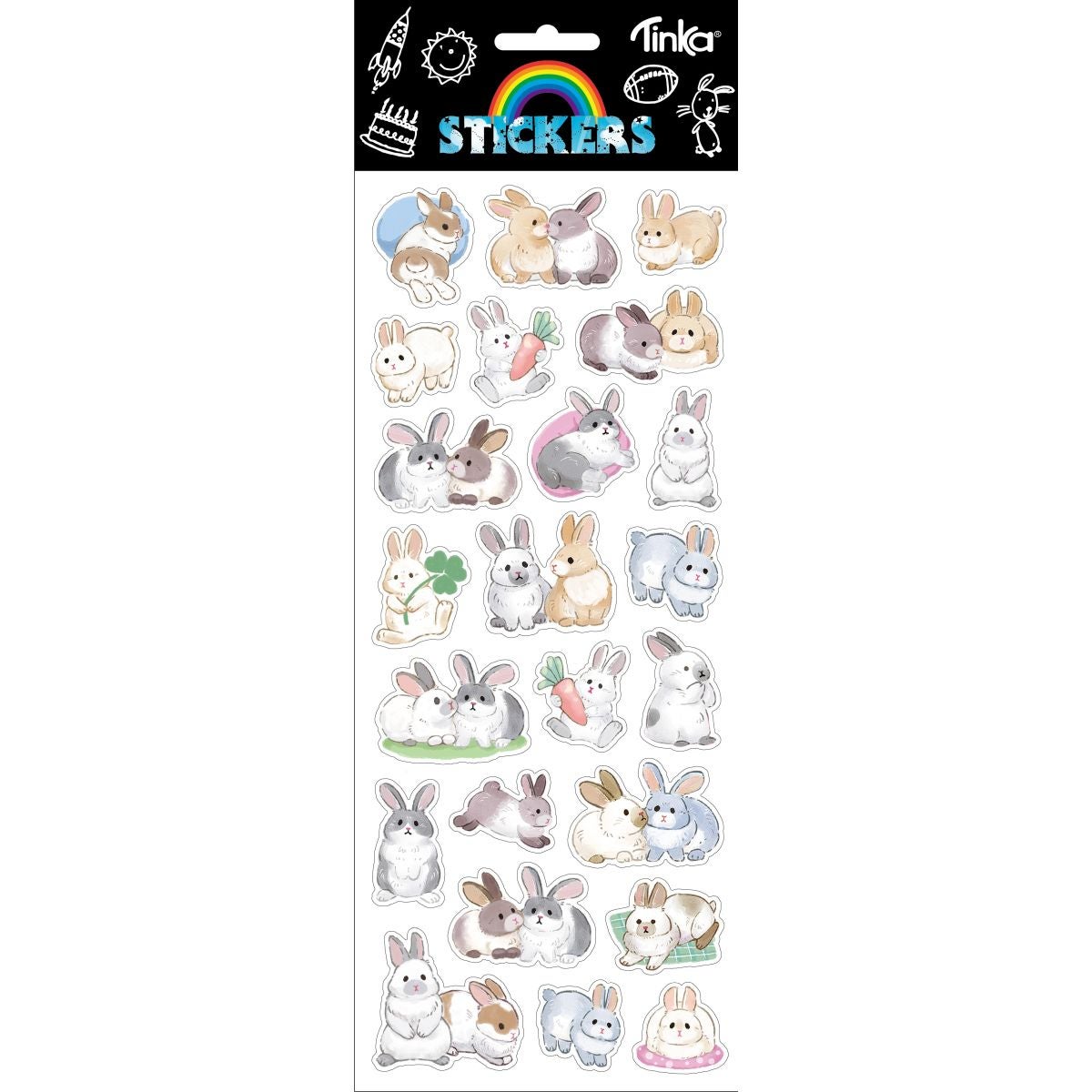 Stickers kanin Tinka