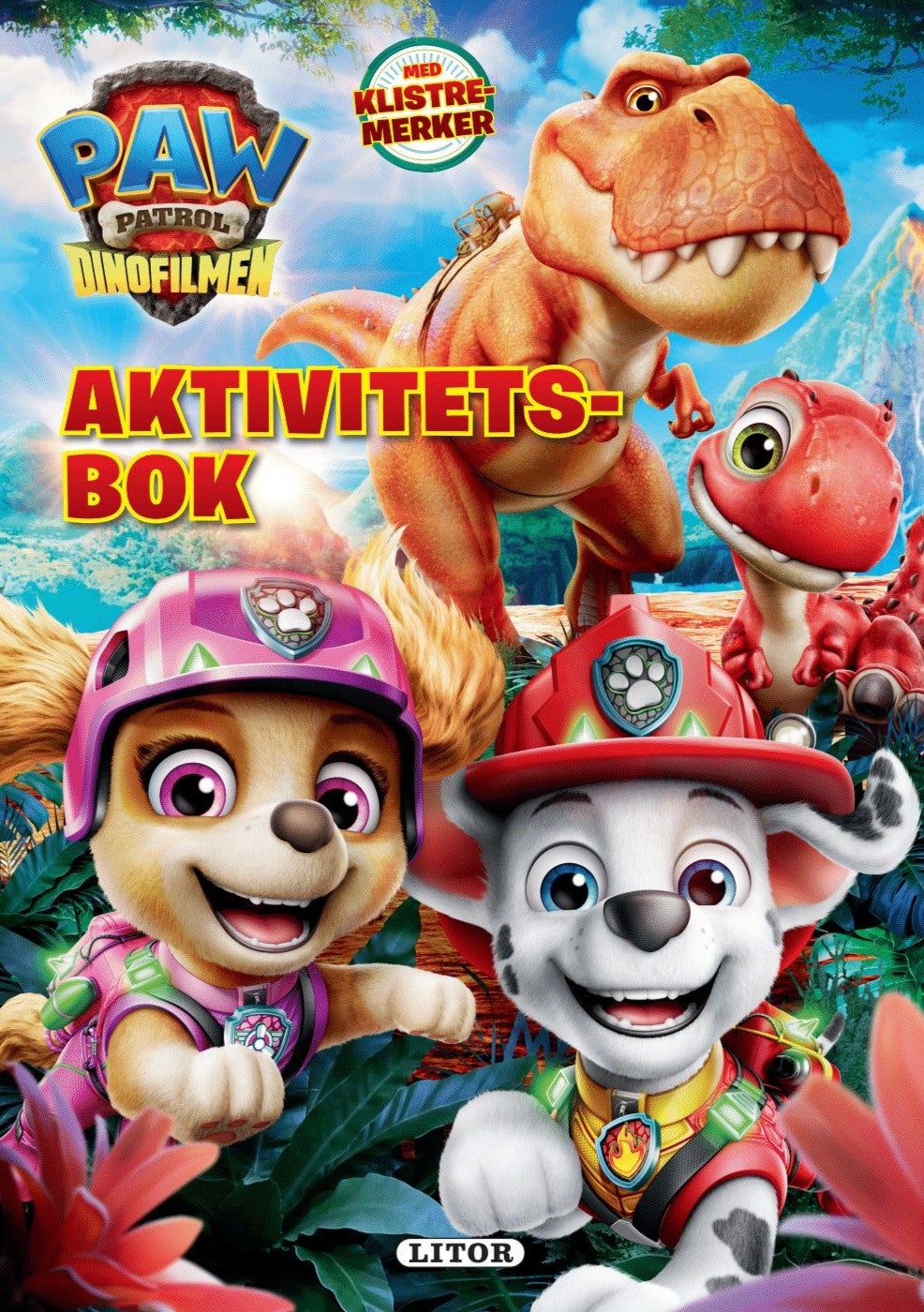 Aktivitetsbok Paw Patrol med klistremerker
