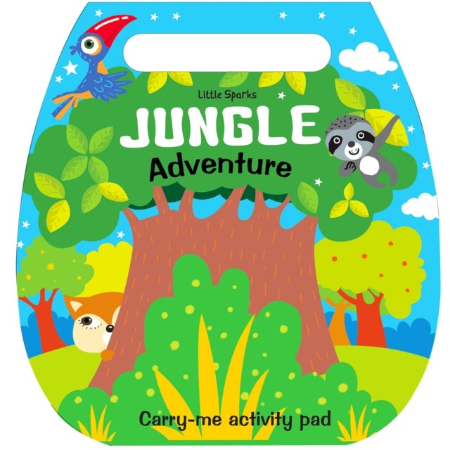 Little Sparks Carry Me Activity Pad: Jungle Adventure - Activity Book Wih Die Cut Handle For Kids - Little Sparks - Jungle Adventure
