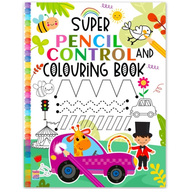 Super Pencil Control And Colouring Book - Super Pencil Control And Colouring Book