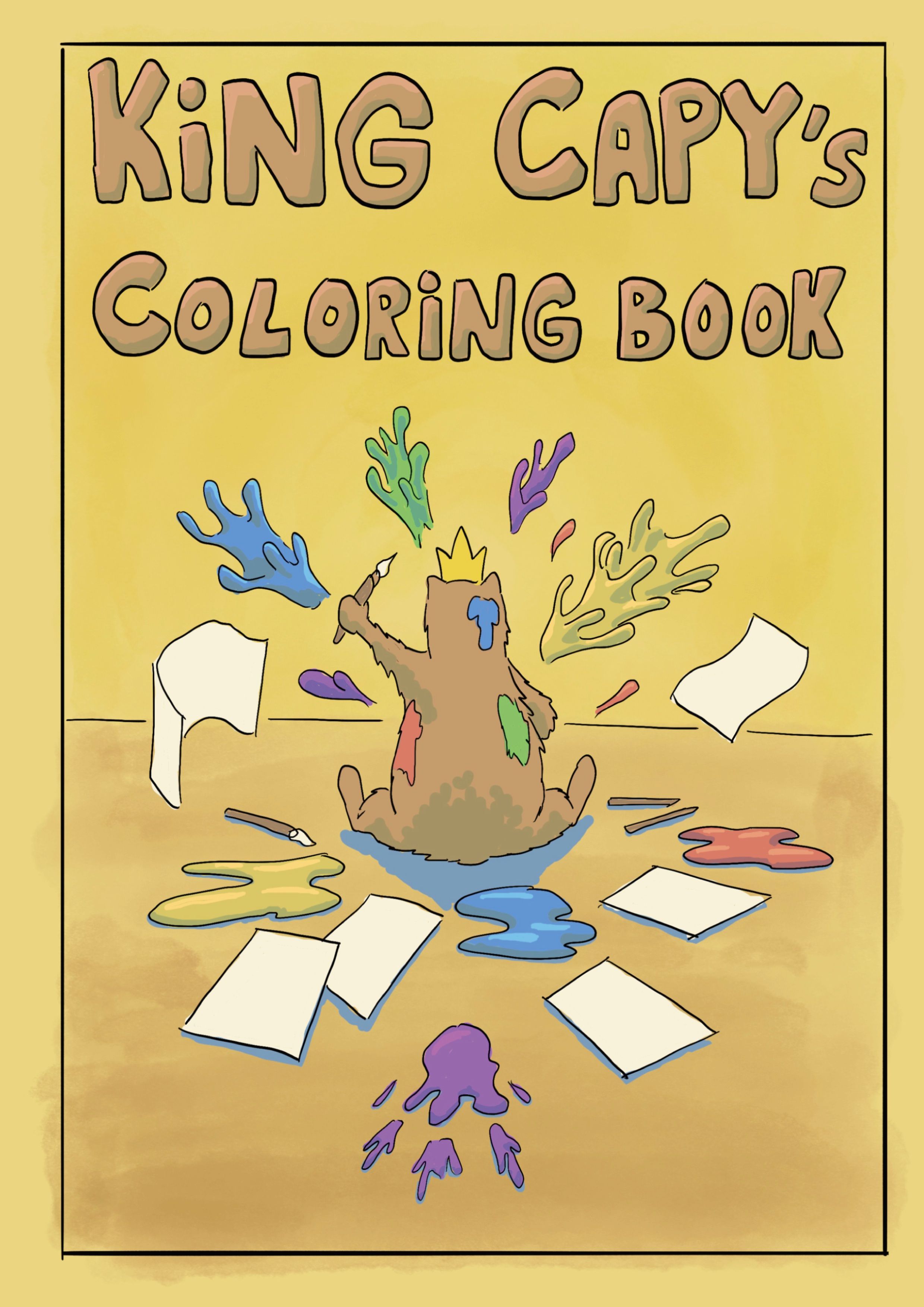 King capy's coloring book