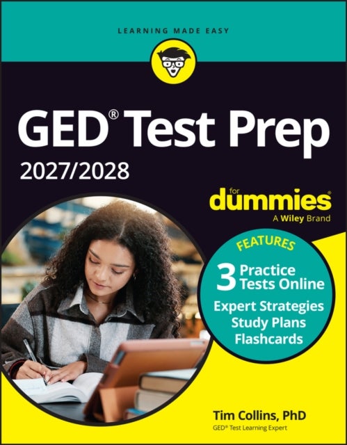GED Test Prep 2027 / 2028 For Dummies - Book + 3 Practice Tests & Flashcards Online