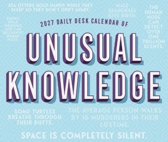 Daily Desk Calendar of Unusual Knowledge 2027 Box