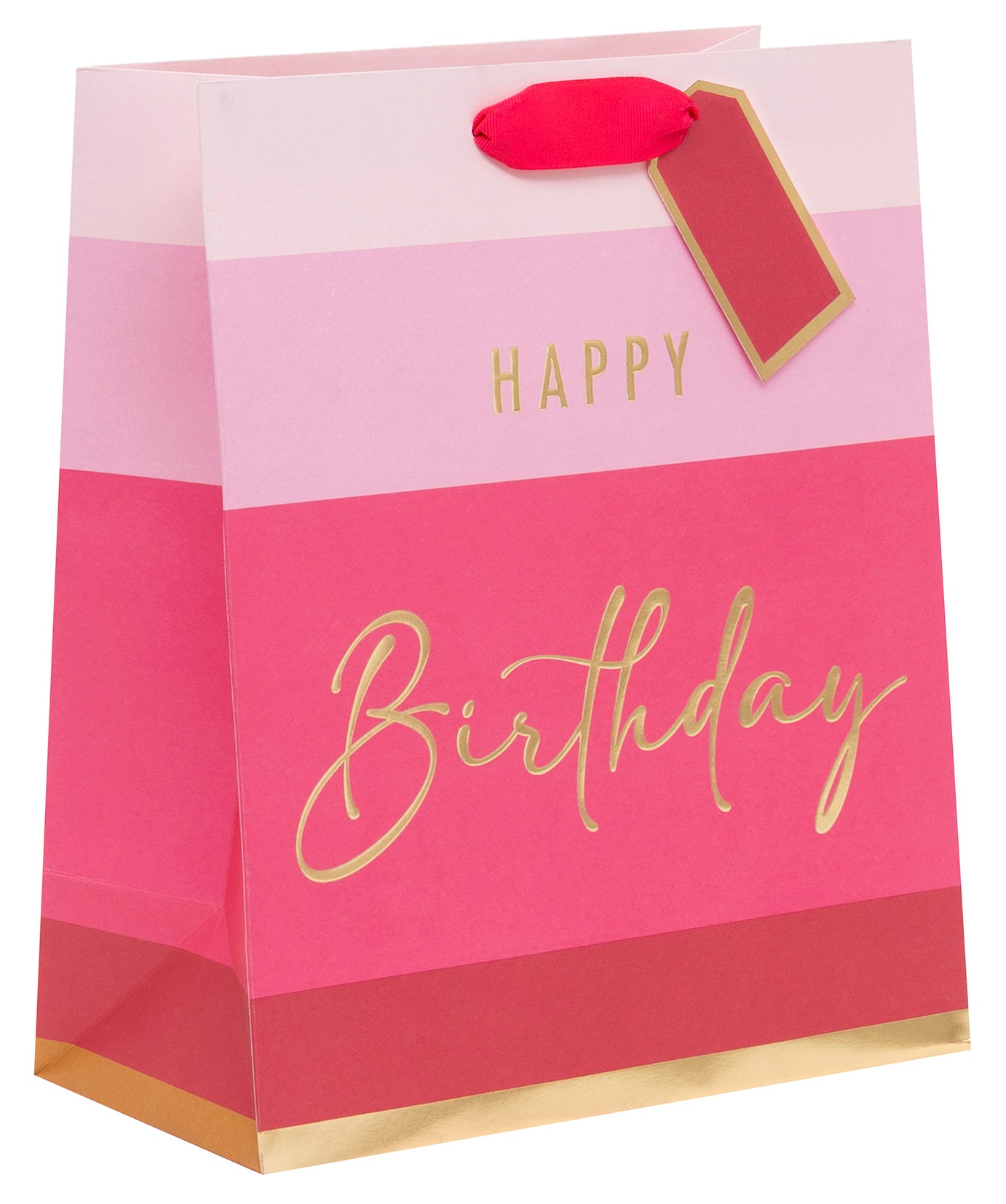 Gavepose Large HBD Stripe Pink