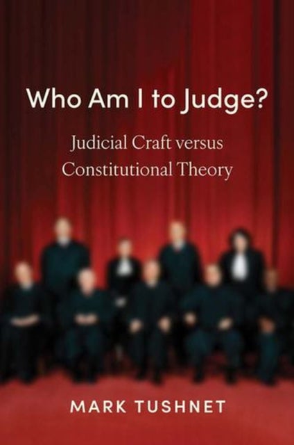 Who Am I to Judge? – Judicial Craft versus Constitutional Theory - Judicial Craft versus Constitutional Theory