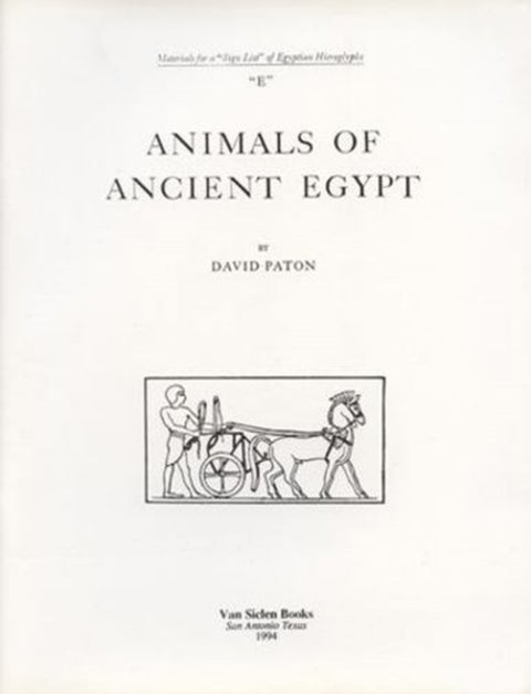 Animals of Ancient Egypt